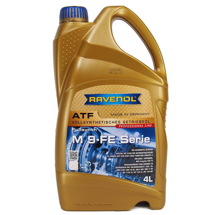 Масло трансмиссионное Ravenol ATF M 9-FE -Serie 4л.