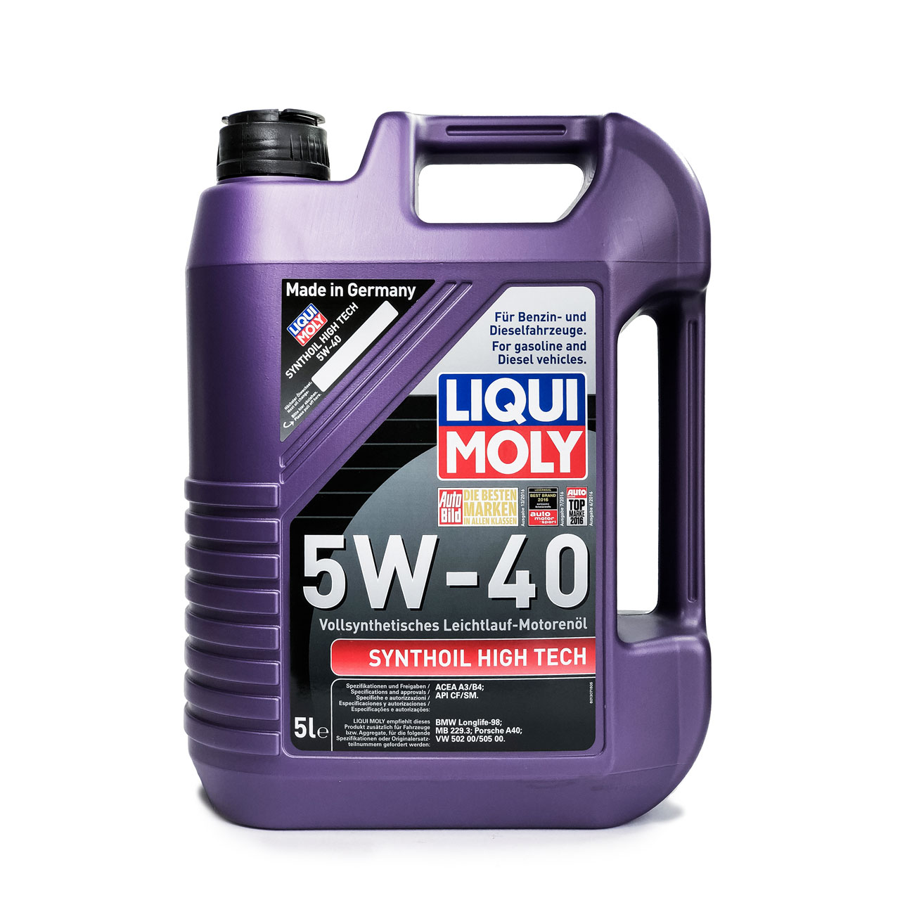 Масло синтетическое Liqui Moly Synthoil High Tech 5w-40 5л