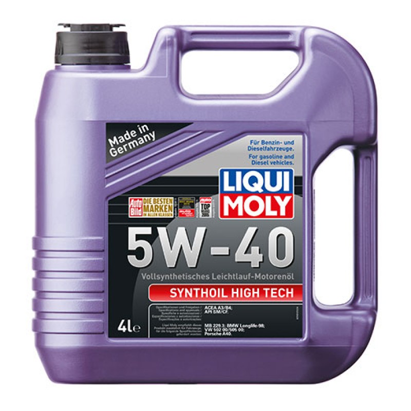 Масло моторное синтетическое LM Synthoil High Tech 5W40 4л