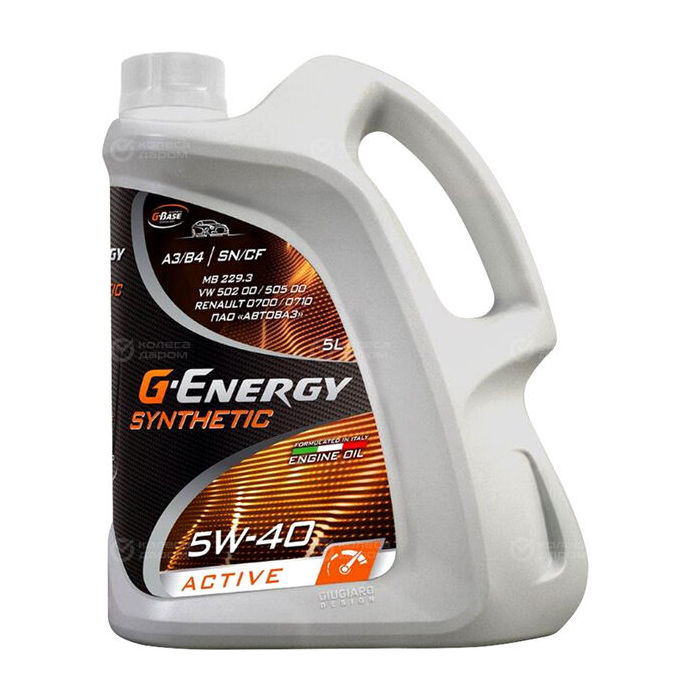 Масло моторное G-Energy Synthetic Active 5W-40 5л