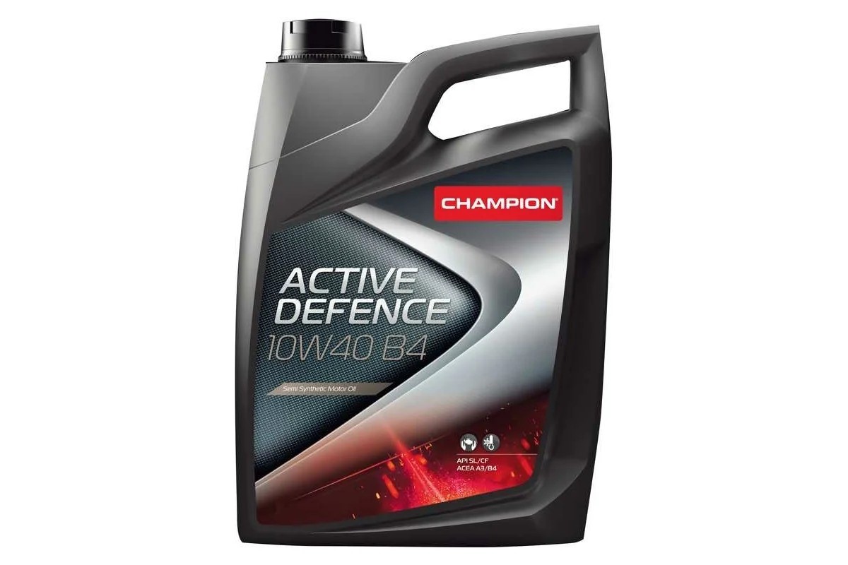 Масло моторное CHAMPION ACTIVE DEFENCE 10W40 API SL/CF 4л