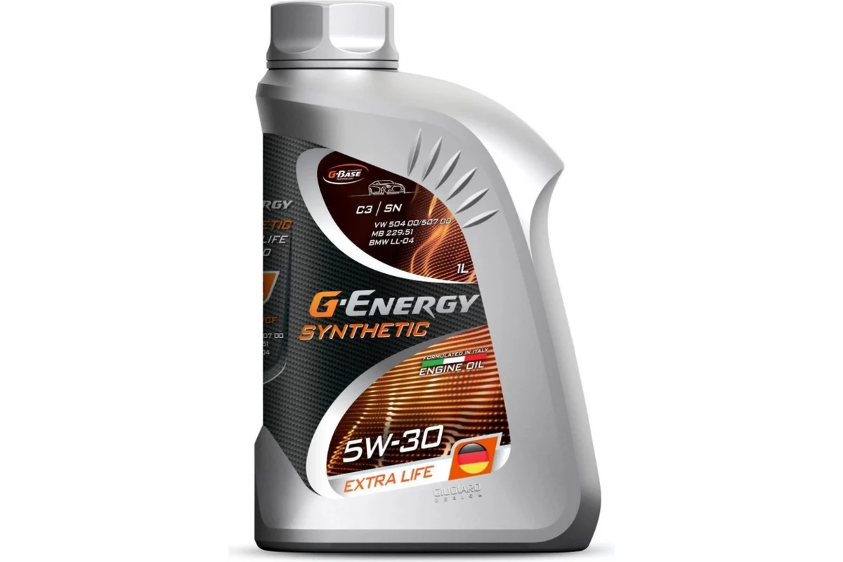 Масло моторное G-Energy Synthetic Extra Life 5w30 1л