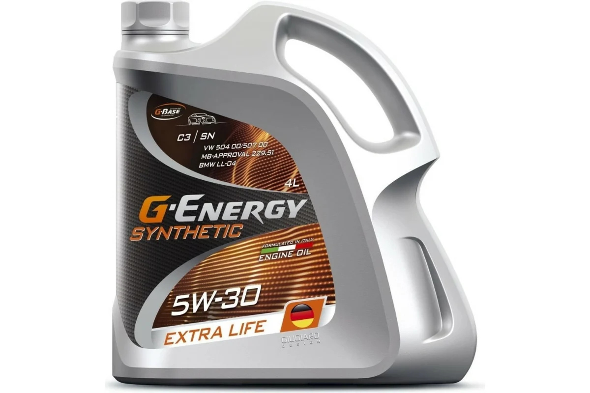Масло моторное G-Energy Synthetic Extra Life 5w30 4л