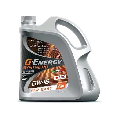 Масло моторное G-Energy Synthetic Far East 0W-16 4л