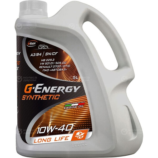 Масло моторное G-Energy Synthetic Long Life 10w40 4л