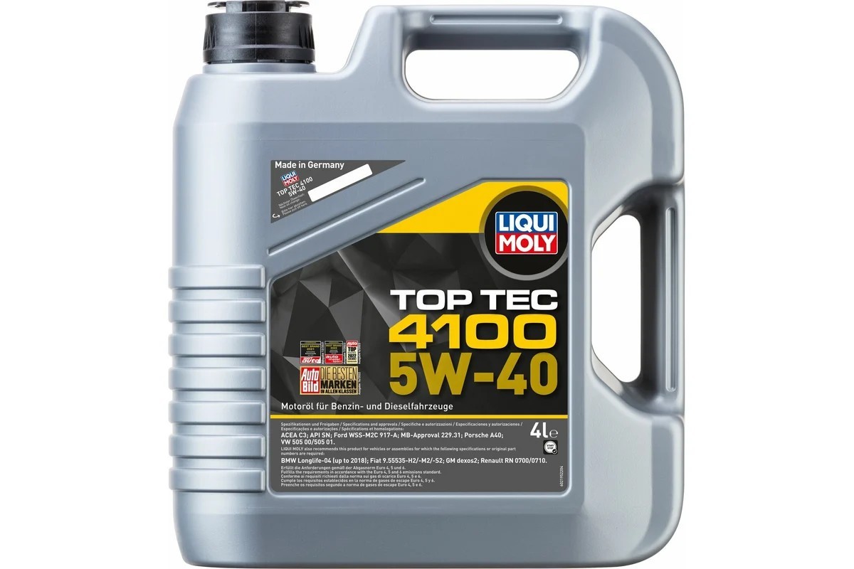 7547/2195 Масло моторное LM Top Tec 4100 5W-40 4л
