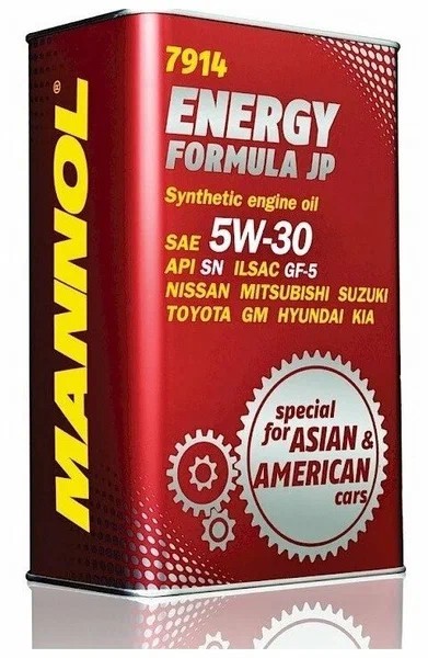 Масло моторное Mannol Energy Formula JP 5W-30 4л ж/б